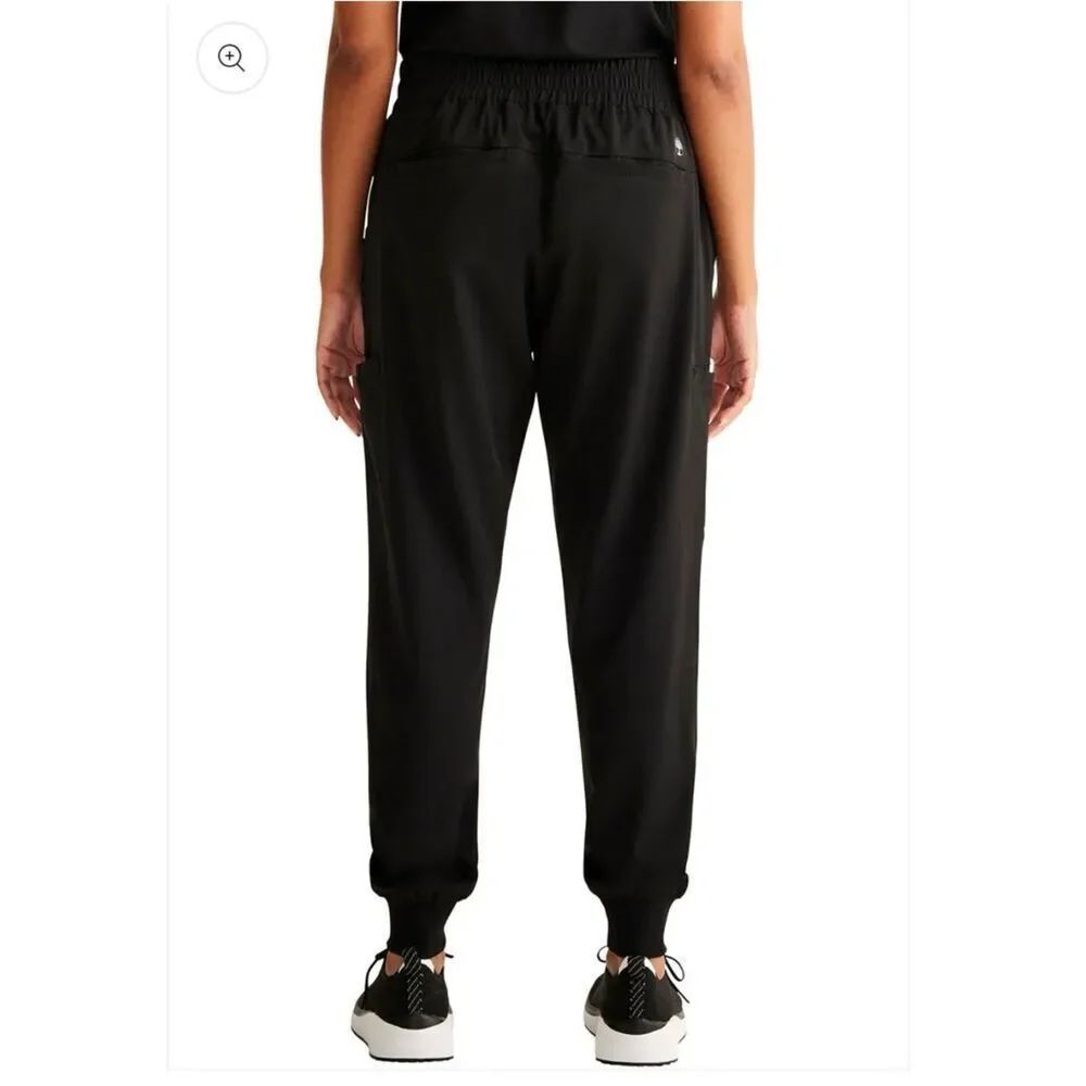 Healing Hands HH Works Women's Scrub Drawstring Jogger Pants in Black Size Small